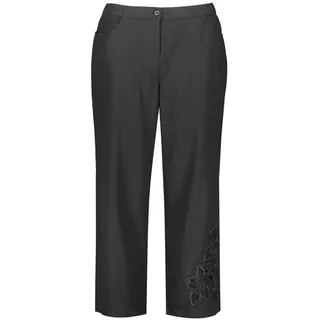 Samoon Schlupfchinohose schwarz 46
