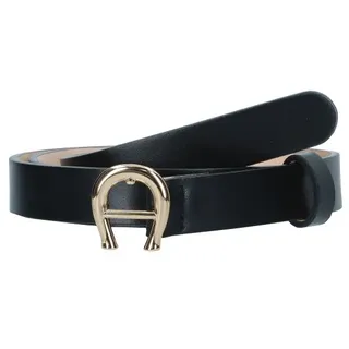 Aigner Logo Gürtel Leder black 90 cm