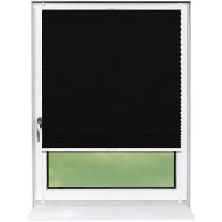 deco-raum Plissee Basic 100 x 210 cm schwarz