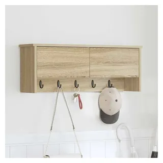 vidaXL Wandmontierter Nachttisch 80 x 20 x 30 cm Beige