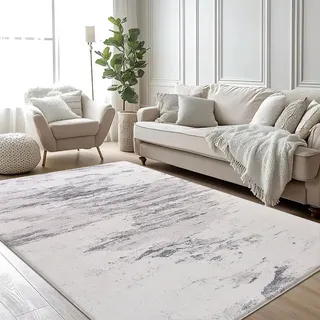 Omgoods – Moderner abstrakter Teppich, 160x200 cm, mit weichem Memory-Schaum