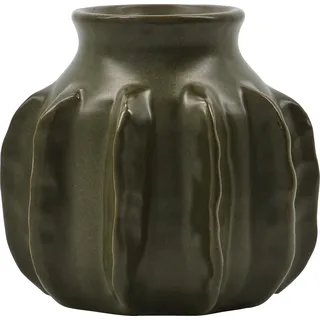 Cactus Vase 10 cm, dunkelgrün