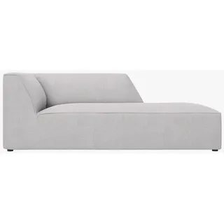 Micadoni Recamiere Ruby, Chaise Longue 1-Sitzer Modul grau