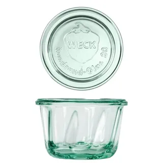 Weck 165 ml Bakery GLas 12 Stück | Glas mit Deckel | Zum Einmachen von Konserven, Säften, luftdichtes Aufbewahren von trockenen Zutaten