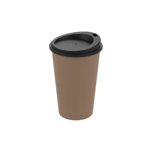 Kaffeebecher To Go, 0,3 Liter 01854030-00000 ,  1 Stück, Farbe: beständiges braun/schwarz