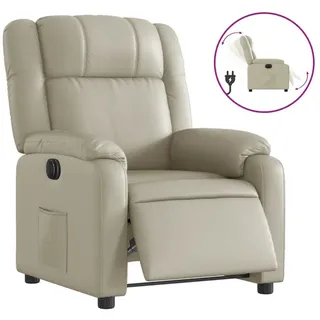 vidaXL Relaxsessel 95 x 99 x 95 cm Creme elektrisch