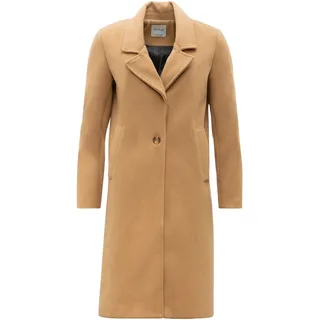 Ricano Livia Damen Kurzmantel mit Reverskragen, Made in Italy – Eleganter Klassiker für Frühling und Herbst (DE/NL/SE/PL, Alphanumerisch, M, Regular, Regular, camel) - M