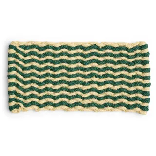HAY - Coco Fußmatte, dark green and white