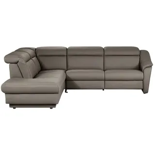 himolla Ecksofa Leder  9707 ¦ braun ¦ Maße (cm): B: 275 H: 84 T: 245.0