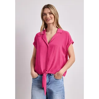 STREET ONE Kurzarmbluse Magenta Dream 42