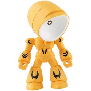 Housoutil Roboter-Tischlampe Mini-Roboter Tischdekoration für Kinder Nachttischlampe dekorative Tischleuchte Roboterlampe Nachtlampe studieren Nachtlicht für Schlafzimmer Kinderlampe