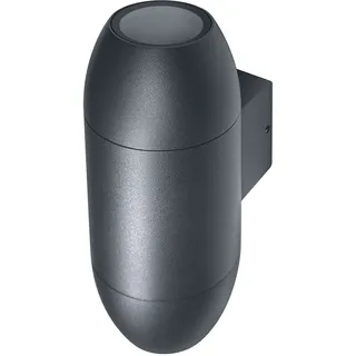 LEDVANCE Außenleuchte Aluminium 10,5 x 7,5 x 18 cm ohne Leuchtmittel dunkelgrau