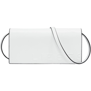 Mini Bag LIEBESKIND BERLIN "Crossbody XS PAPER BAG LOGO CARTER" Gr. B/H/T: 21 cm x 10 cm x 2 cm, weiß (offwhite) Damen Taschen Handtaschen
