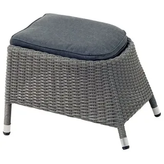 OUTFLEXX Gartenlounge-Hocker Vigo grau