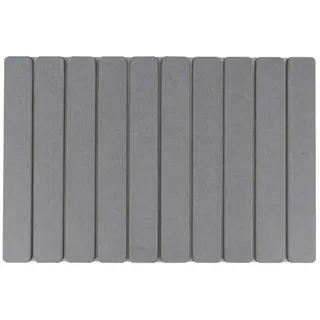 Youyijia Badematte Faltbare Stein-Badematte Kieselgur 40X60cm Super Saugfähig grau