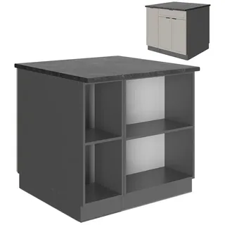 Vicco Kochinsel Fame-Line 90 x 0 x 0 cm Grau