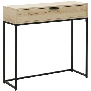 Hti-Living Cedrik Konsolentisch 80 x 30 x 75 cm Braun/Schwarz