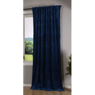 Gardinenbox Milano Schlaufen 235 x 135 cm Blau 1 Stück