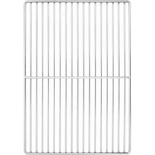 vidaXL Grillrost 47 x 32,5 cm Edelstahl silber