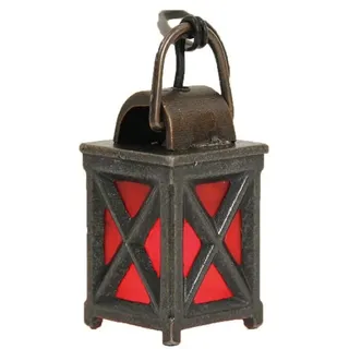 FADEDA Krippen-Zubehör FADEDA Laterne Metall, LED rot, Höhe in cm: 3,5