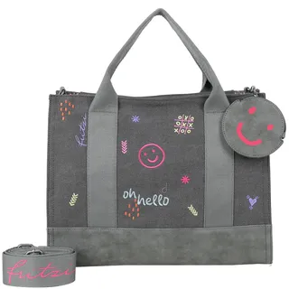 Fritzi aus Preußen Tote Bag Limited Embro Fun Baumwolle Grey