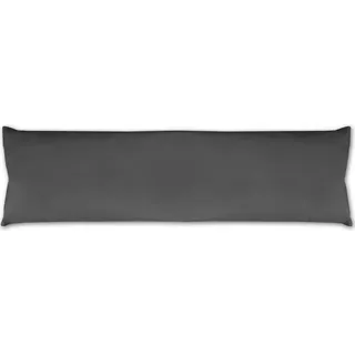 BestLivings Kissenbezug Seitenschläfer 40 x 140 cm Grau
