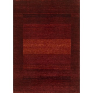 Gabbeh Teppich Milano Vision 200 x 300 cm Schurwolle Rot