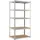 Metall 200 x 100 x 60 cm Silber