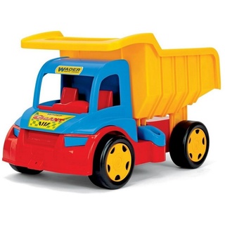 Wader Wozniak Spielzeug-LKW Gigant LKW XXL Dumper Truck Baustellenkipper, (1-tlg., Muldenkipper mit arretierbarer kippbaren Kippmulde), ab 12 Monaten, belastbar bis 150 kg, ca. 55 cm groß bunt