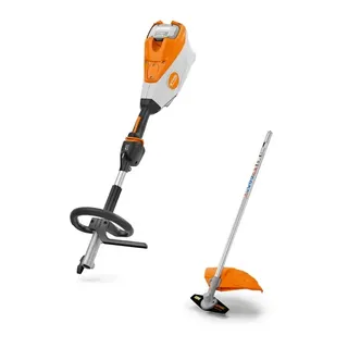 STIHL KMA 135 R + FS-KM mit Sense mit 2-flügeligem Grasschneideblatt ohne Akku und Ladegerät, AP-System