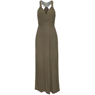 LASCANA Maxikleid Dunkelgrün 40