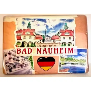 Bad Nauheim Magnet Bad Nauheim Hessen Deutschland Bad Nauheim Souvenir Bad Nauheim Kühlschrankmagnet Bad Nauheim Fridge Magnet