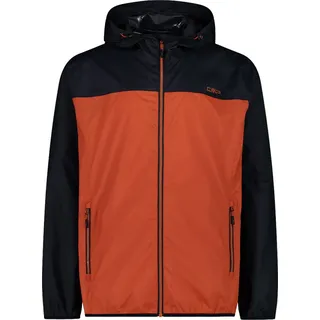 CMP MAN Jacket Rain FIX Hood Herren Ruggine 48
