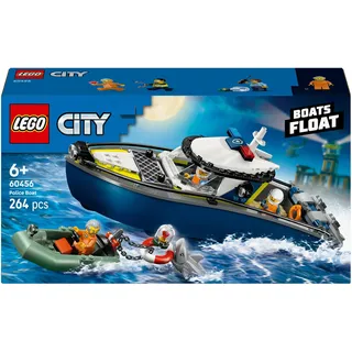 LEGO City Verfolgungsjagd im Polizeiboot 60456