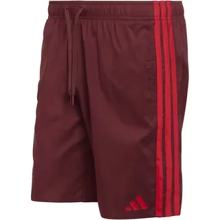 adidas 3-Streifen 8-Inch Herren Badehose, rot - M