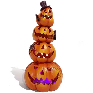 Hodao Halloween-Kürbis-Dekorationen für den Innenbereich Orange