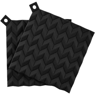 RIG-TIG by Stelton Hold-On Topflappen, 2 Stück, schwarz