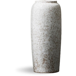 Steingut-Bodenvase Handgefertigte Keramik-Bodenvase Eingang Vom Boden Bis Zur Decke Reichende Große Vase Wohnzimmer Blumenarrangement-Behälter (S : 50cm)