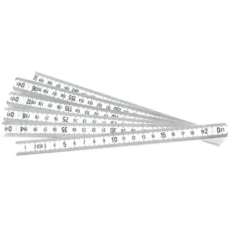 Brüder Mannesmann Werkzeuge Zollstock M 810-PVC-2 2 m
