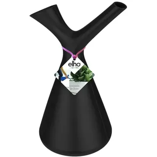 Elho Plunge Giesskanne 20 - Gießkanne für Innen & Zubehör - Ø 15.0 x H 29.5 cm - Living Schwarz