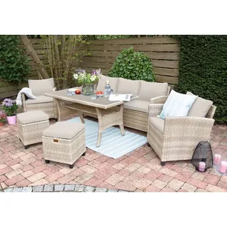bellavista Gartenmöbel-Set Prato II beige - Braun