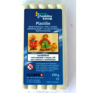 Glorex  Plastilin 250 g weiß