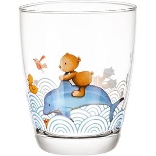 Villeroy & Boch – Happy As A Bear Kinderglas Set 2 Teilig 150 Ml, Handwäsche, Kindergeschirr, Geschirr Kinder, Glas Für Kinder Mit Bär, Glas