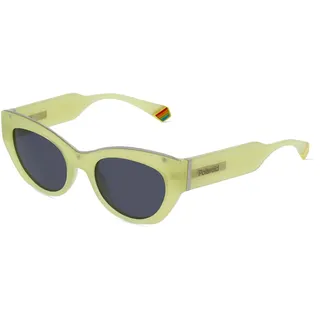 Polaroid PLD 6199/S/X Damen-Sonnenbrille Vollrand Butterfly Kunststoff-Gestell, grün