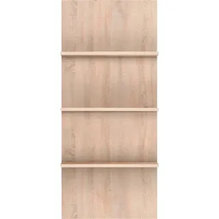 Ablageregal KOCHSTATION "KS-Brindisi", braun (eiche sonoma), B:50cm H:115cm T:18cm, Holzwerkstoff, Regale, Wandregal, 50 cm breit, viel Ablagefläche
