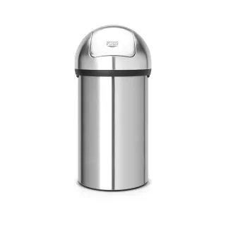 Brabantia Abfallbehälter Push Bin, 60 Liter 484520 , Farbe: Matt Steel