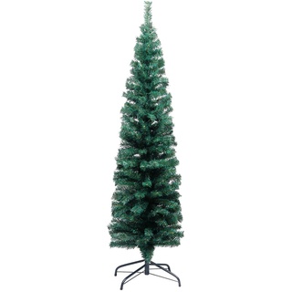 Weihnachtsbaum künstlich schmal schlank | 150 cm hoch, 43 cm Durchmesser | Künstlicher Tannenbaum & Christbaum