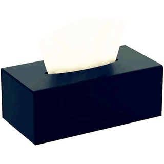 Kawaii taschentücher Box Sinxioer Tissue-Box,kosmetiktücherbox Weiss. AxLxD 9x25x13cm, rechteckig (Schwarz)