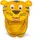 Rucksack Timmy Tiger klein, Orange