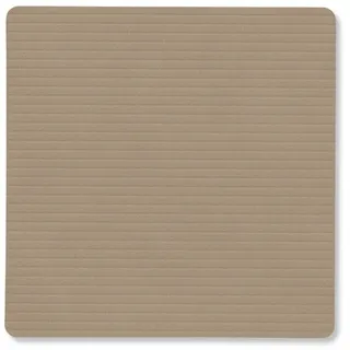 LIND DNA Platzset Corduroy Untersetzer Square clay brown 10x10cm braun